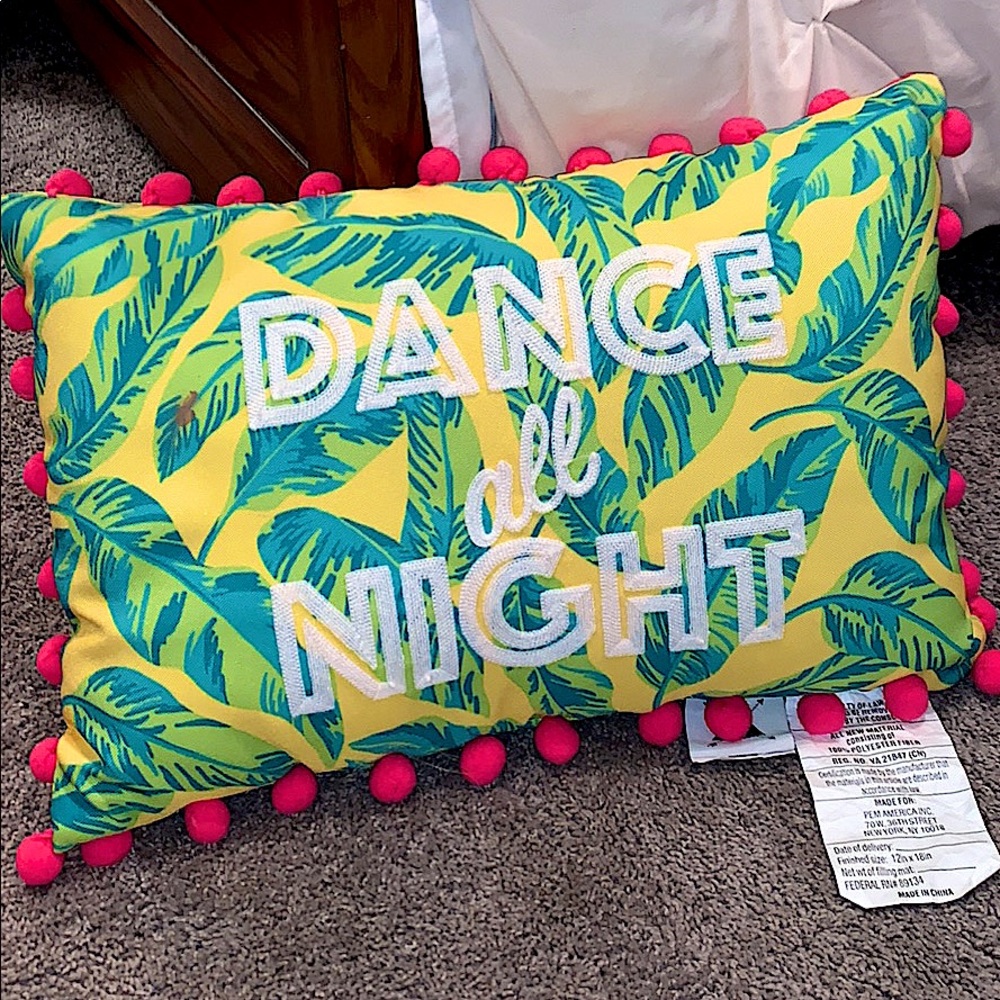 “Hot Now” Colorful Throw Pillow GREAT CONDITION!!